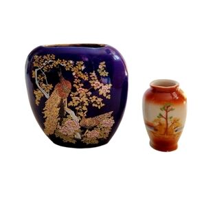 Two Vintage Bud Vases Made In Japan